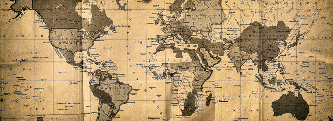 خريطة قديمة للعالم